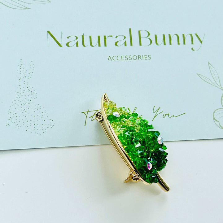 Fresh Green Leaf Brooch