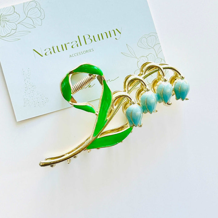 Lily of the Valley Hair Claw Clip