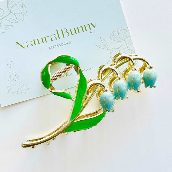 Lily of the Valley Hair Claw Clip