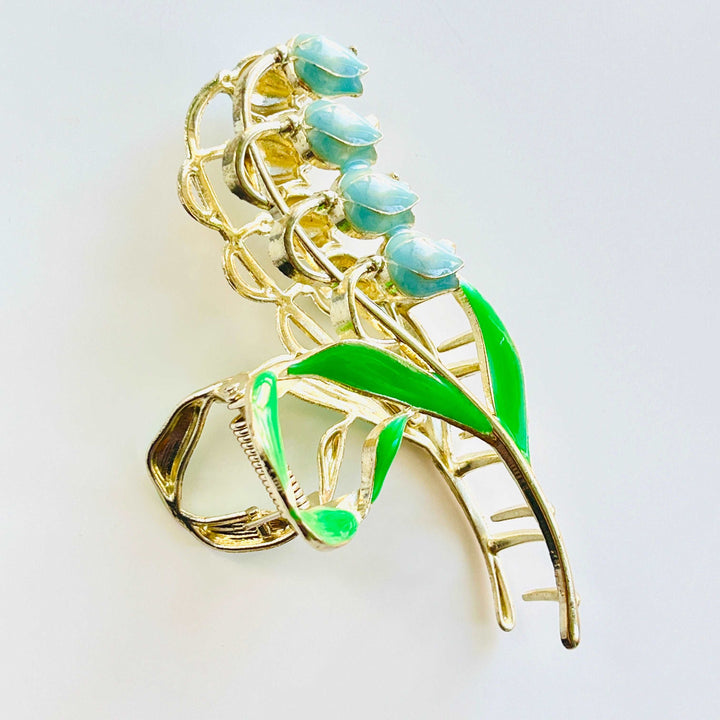 Lily of the Valley Hair Claw Clip