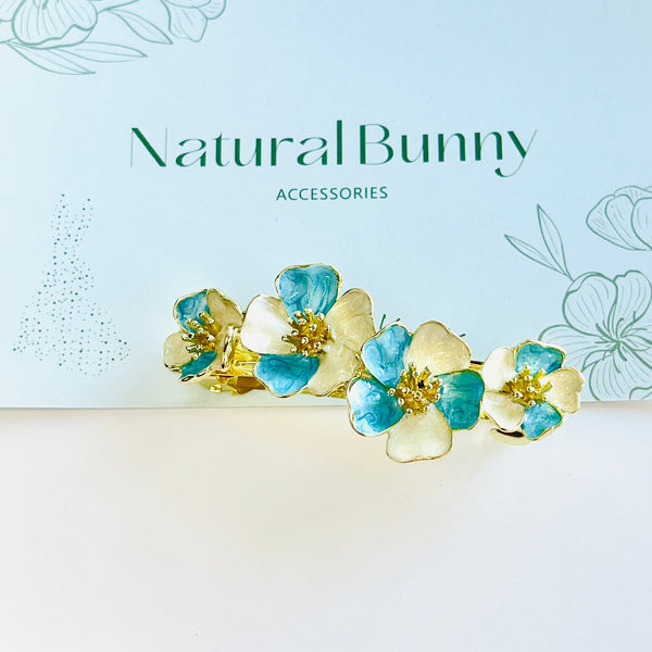 Almond Blossom Hair Barrette