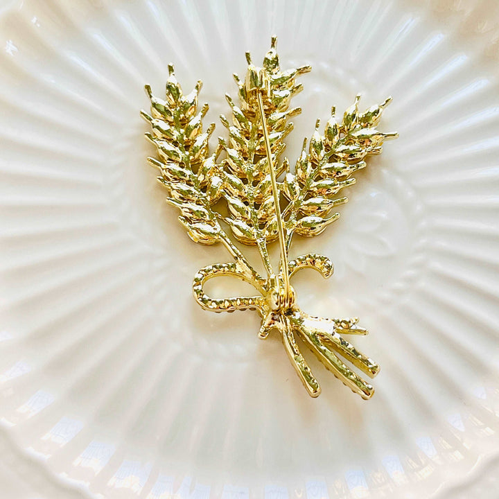 Autumn Wheat Brooch