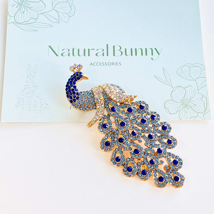 Beautiful Blue Cocktail Brooch