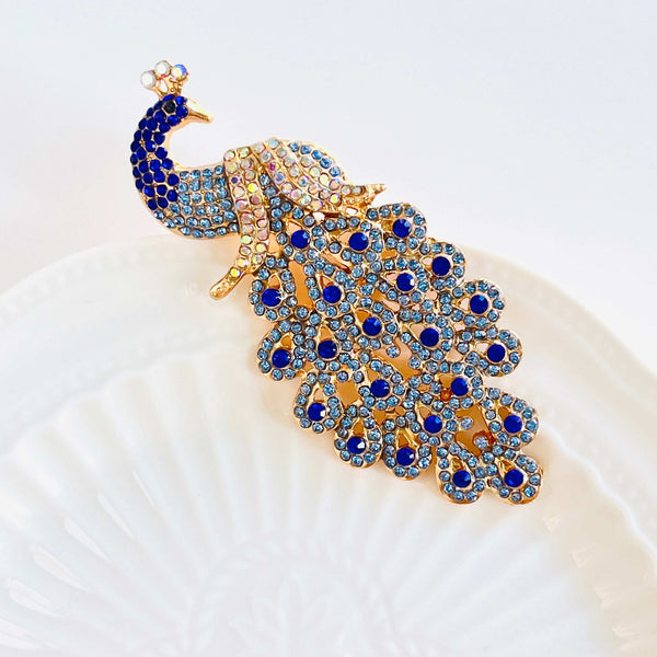 Beautiful Blue Cocktail Brooch