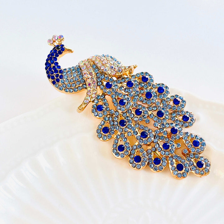 Beautiful Blue Cocktail Brooch