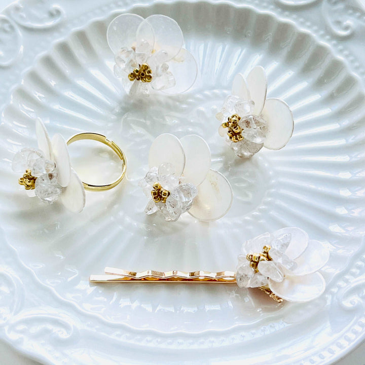 Cloud Flower Stud Earrings