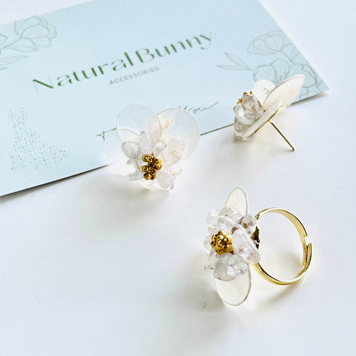 Cloud Flower Adjustable Ring