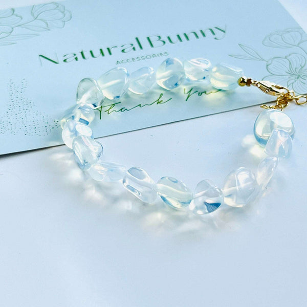 Crystal Opal Beaded Bracelet