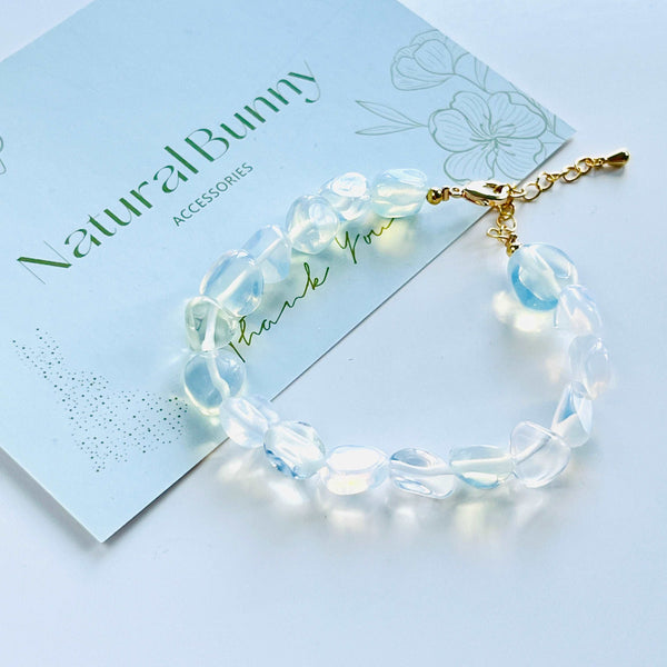 Crystal Opal Beaded Bracelet