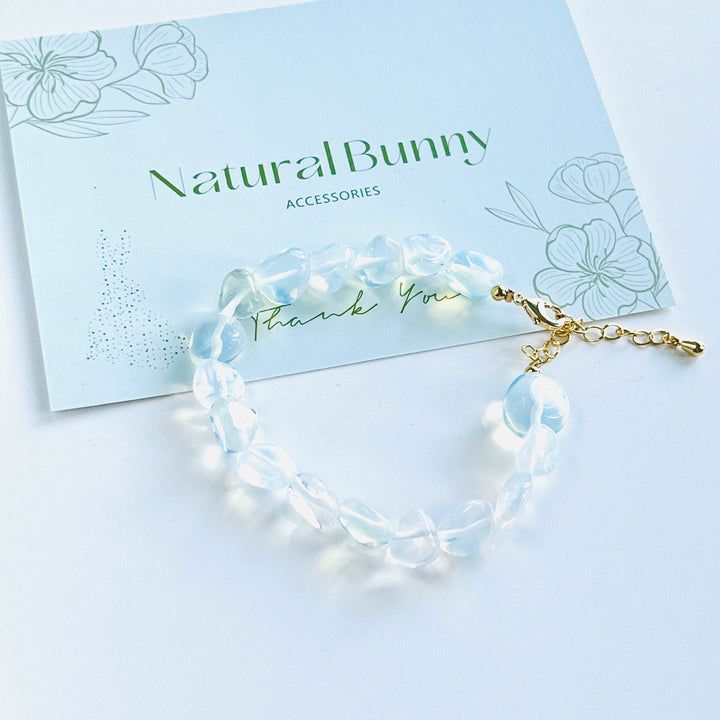 Crystal Opal Beaded Bracelet