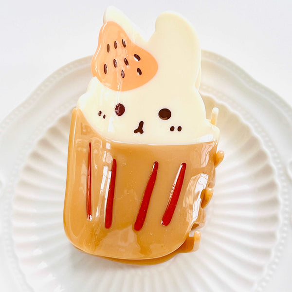 Cupcake Rabbit Hair Claw Clip