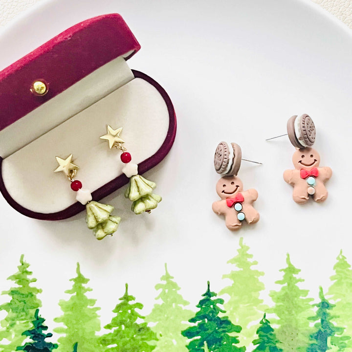 Cute Christmas Tree Earrings