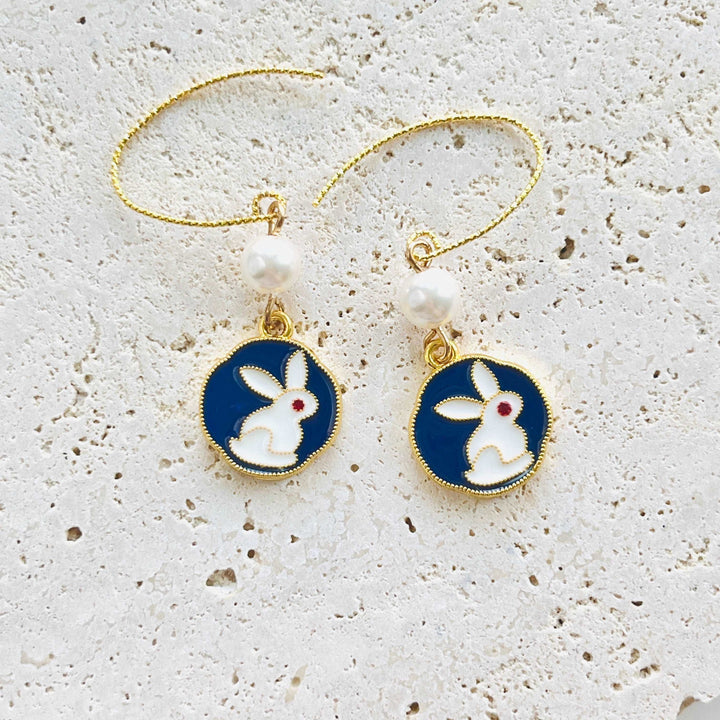 Double Sided Bunny Hook Earrings