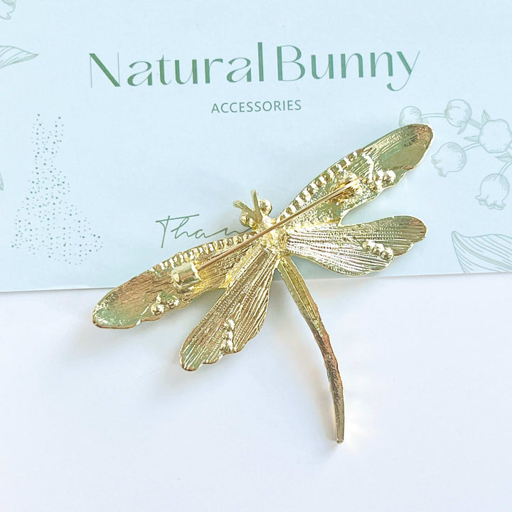 Enamel Dragonfly Brooch