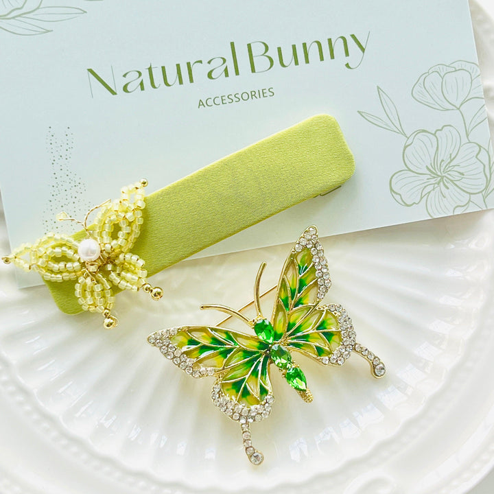 Exquisite Butterfly Brooch - Natural Bunny Accessories