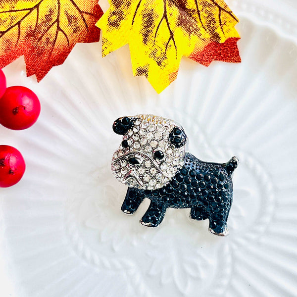 French Bulldog Puppy Brooch