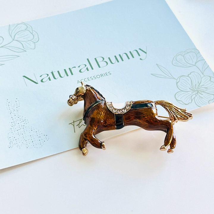 Galloping Horse Brooch