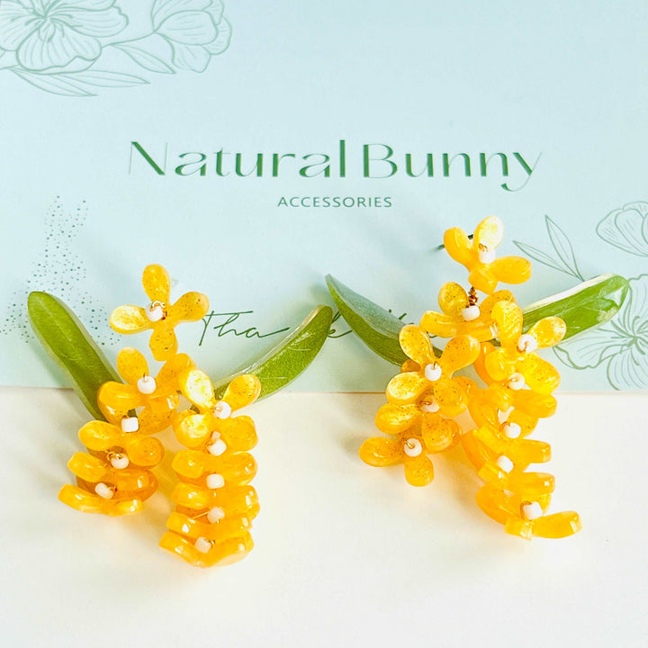 Handmade Osmanthus Earrings