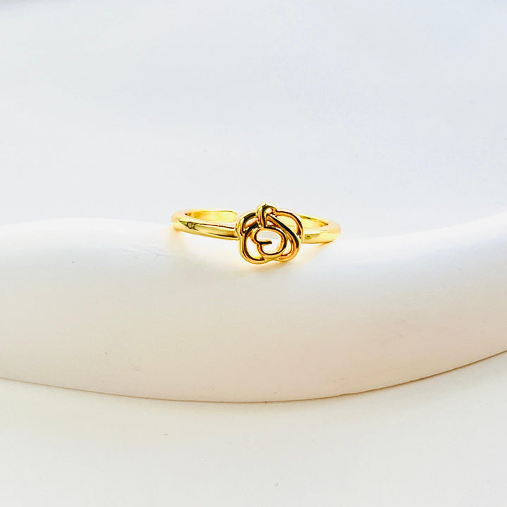 Hollow Rose Open Ring - Natural Bunny Accessories