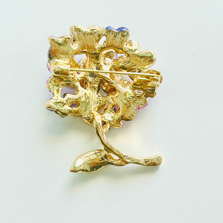 Hydrangea Flower Brooch