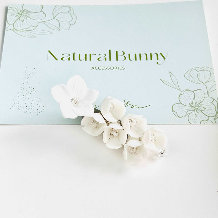 Jasmine Floral Hair Clip