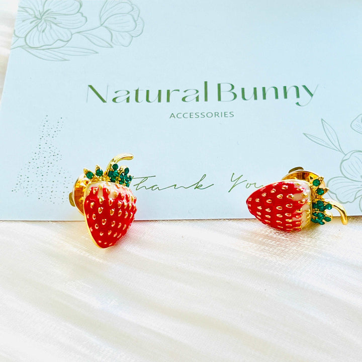 Cute Strawberry Brooch Pin