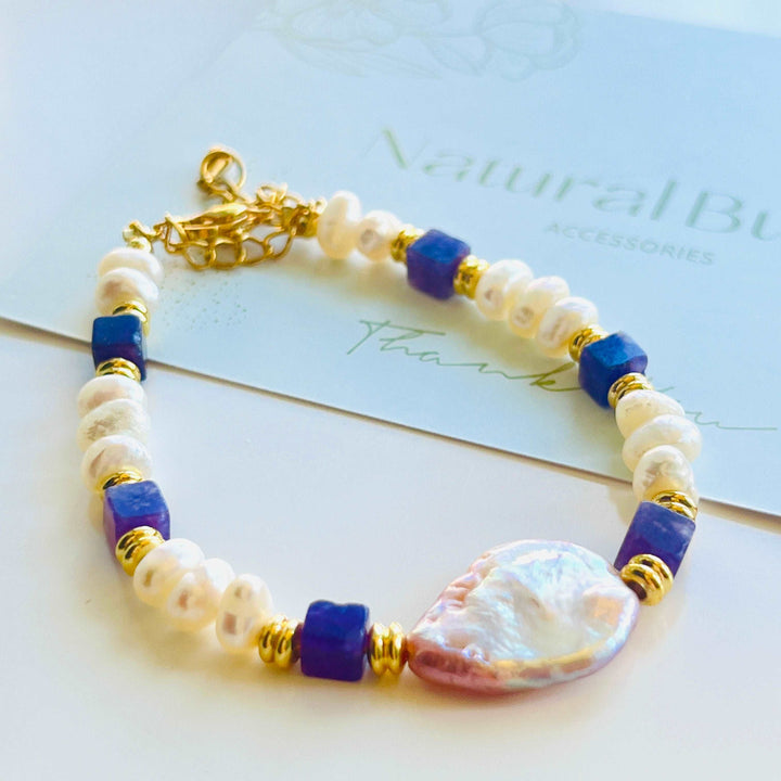 Lavender Freshwater Pearl Bracelet