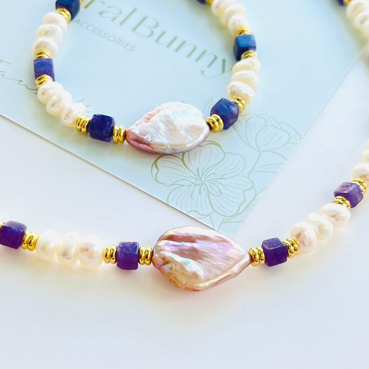 Lavender Freshwater Pearl Bracelet