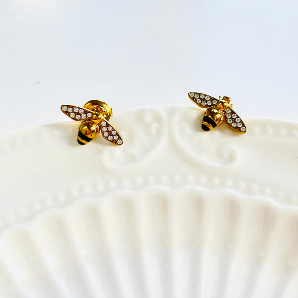 Little Bee Stud Earrings