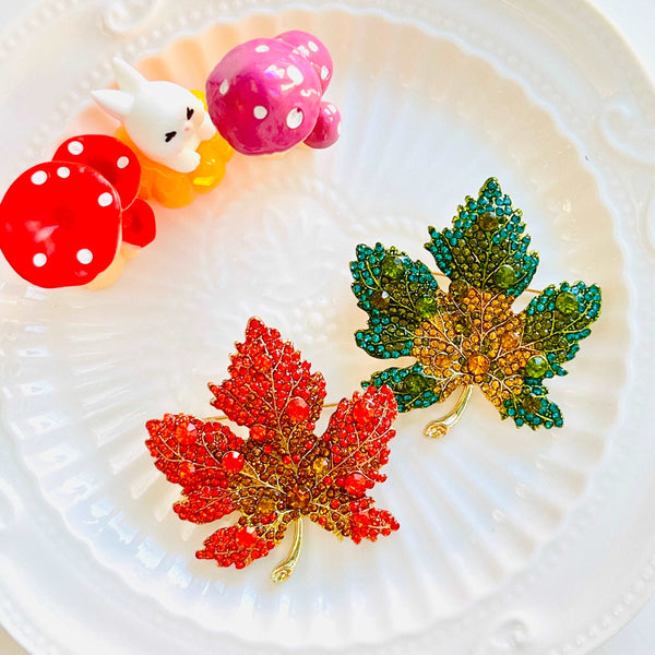 Maple Leaf Brooch