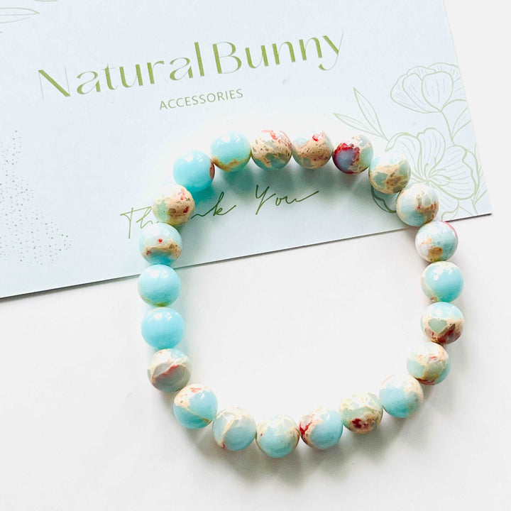 Mountain Natural Stone Beaded Bracelet