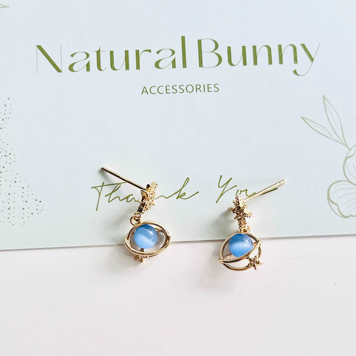 Neptune Planet Earrings