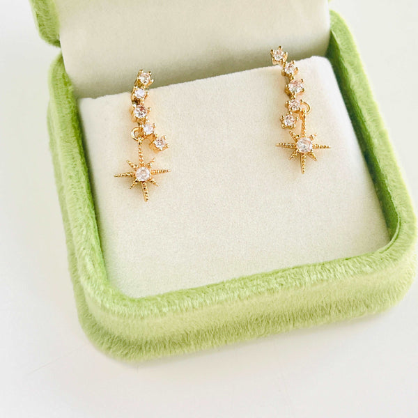 North Star Dangle Earrings