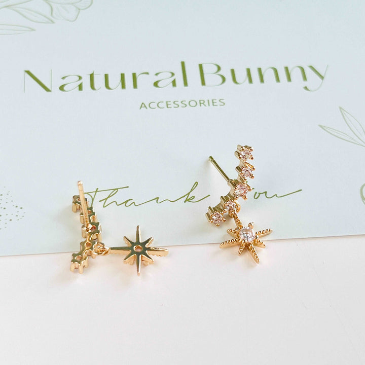 North Star Dangle Earrings