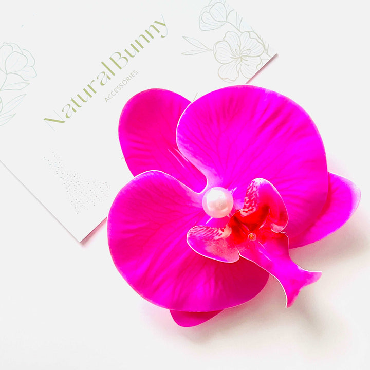 Phalaenopsis Orchid Hair Clip