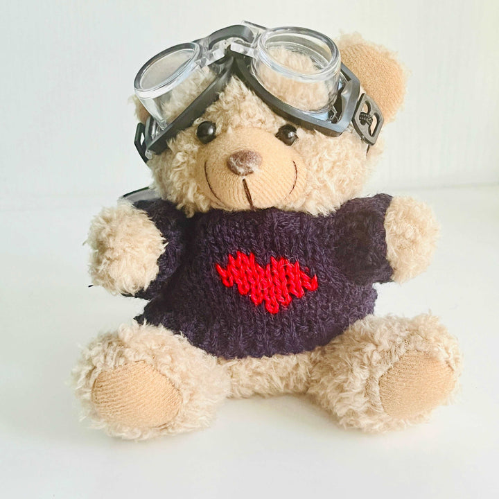 Pilot Bear Plush Key Chain | Bag Charm | Free Over $160