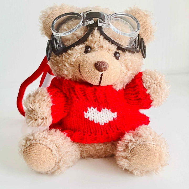 Pilot Bear Plush Key Chain | Bag Charm | Free Over $160