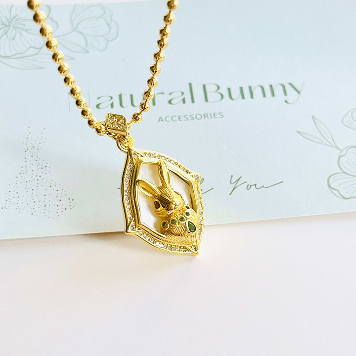 Retro Rabbit Pendant Necklace