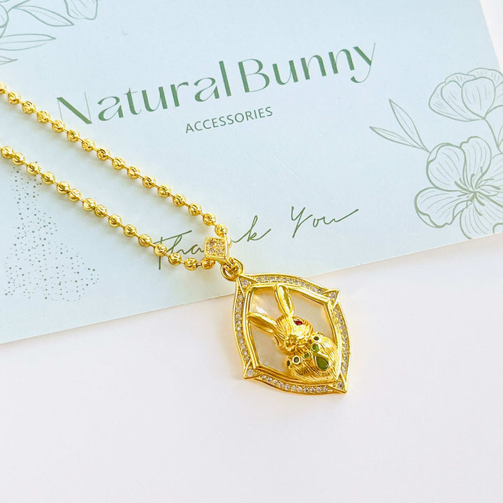 Retro Rabbit Pendant Necklace