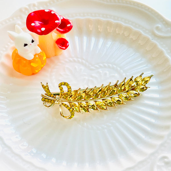 Sparkling Wheat Duckbill Hair Clip