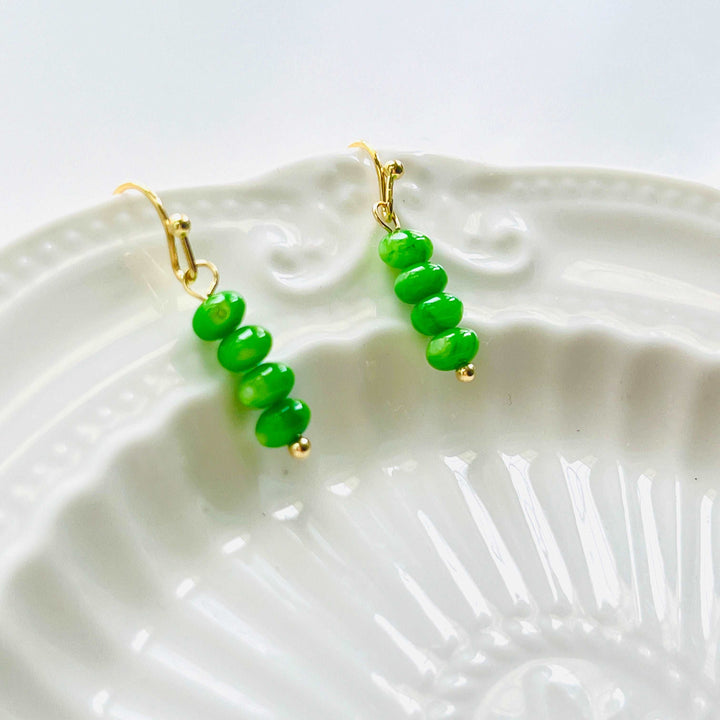 Sweet Pea Hook Earrings