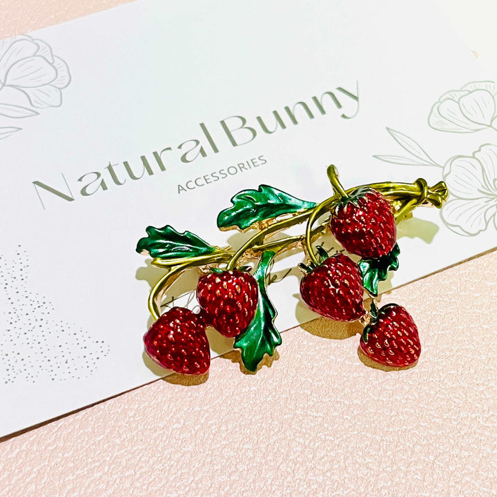 Sweet Strawberry Brooch