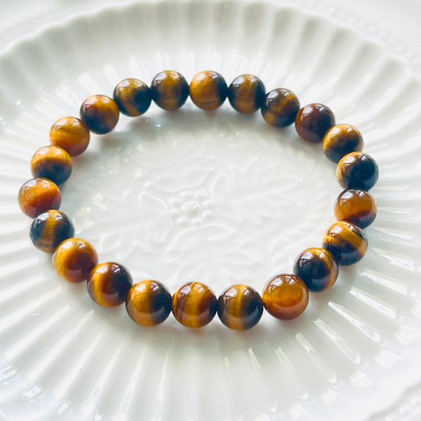 Tiger's Eye Beaded Bracelet