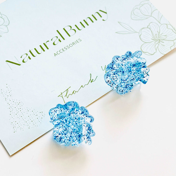 Transparent Spindrift Stud Earrings