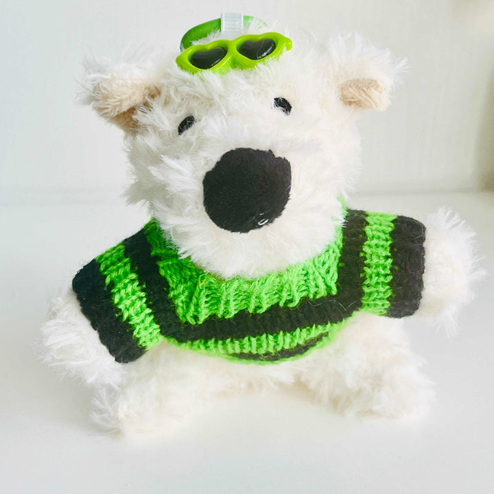 West Highland Terrier Plush Key Chain | Bag Charm | Free Over $160